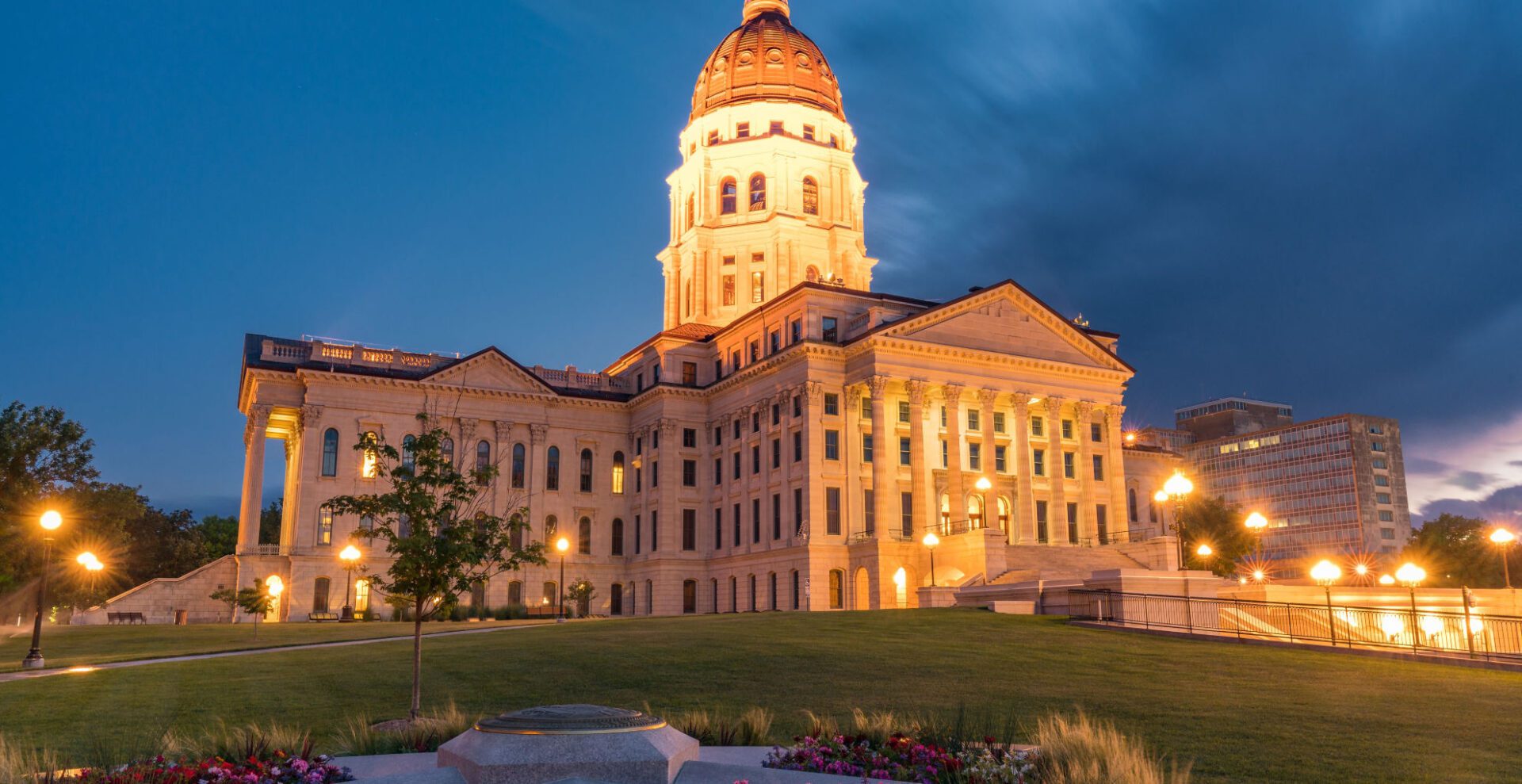 Kansas State Capital Building in Topeka, Kansas