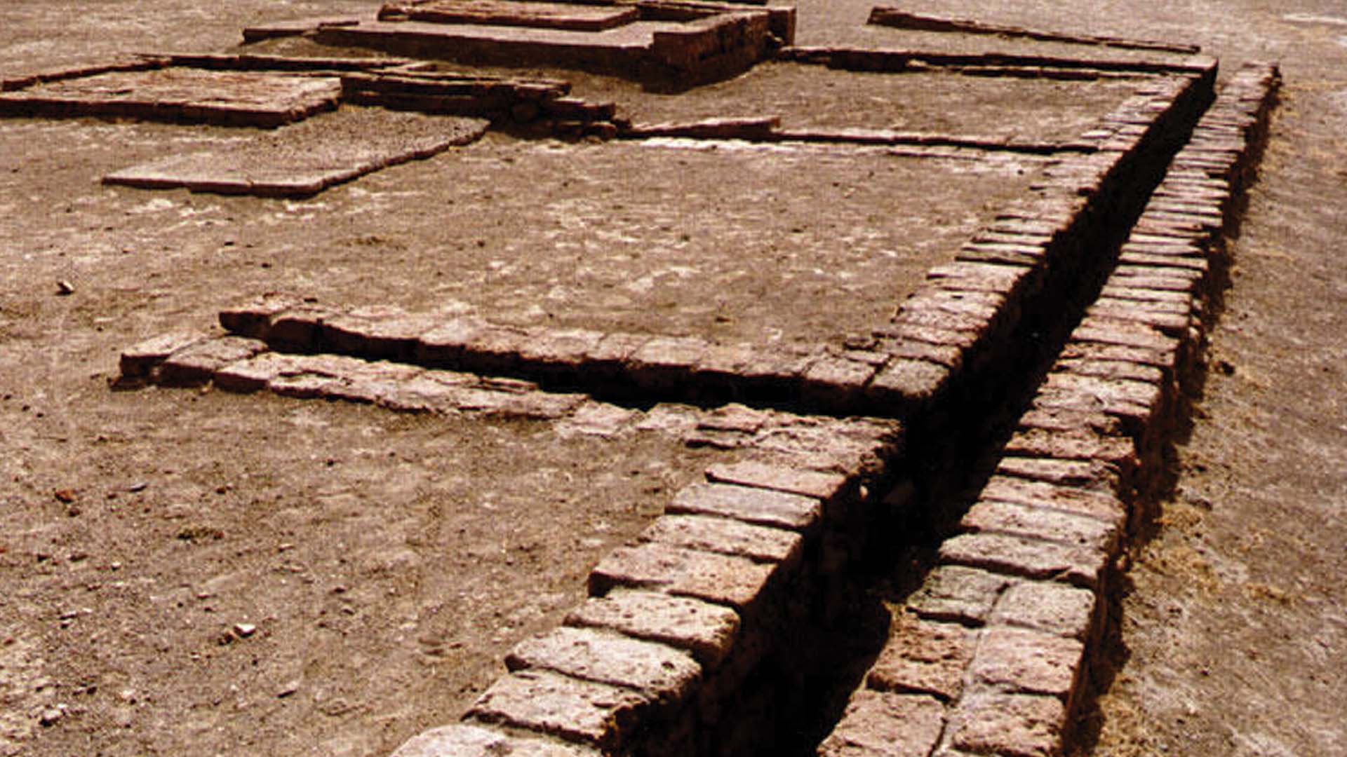 Drainage system in Indus River Valley