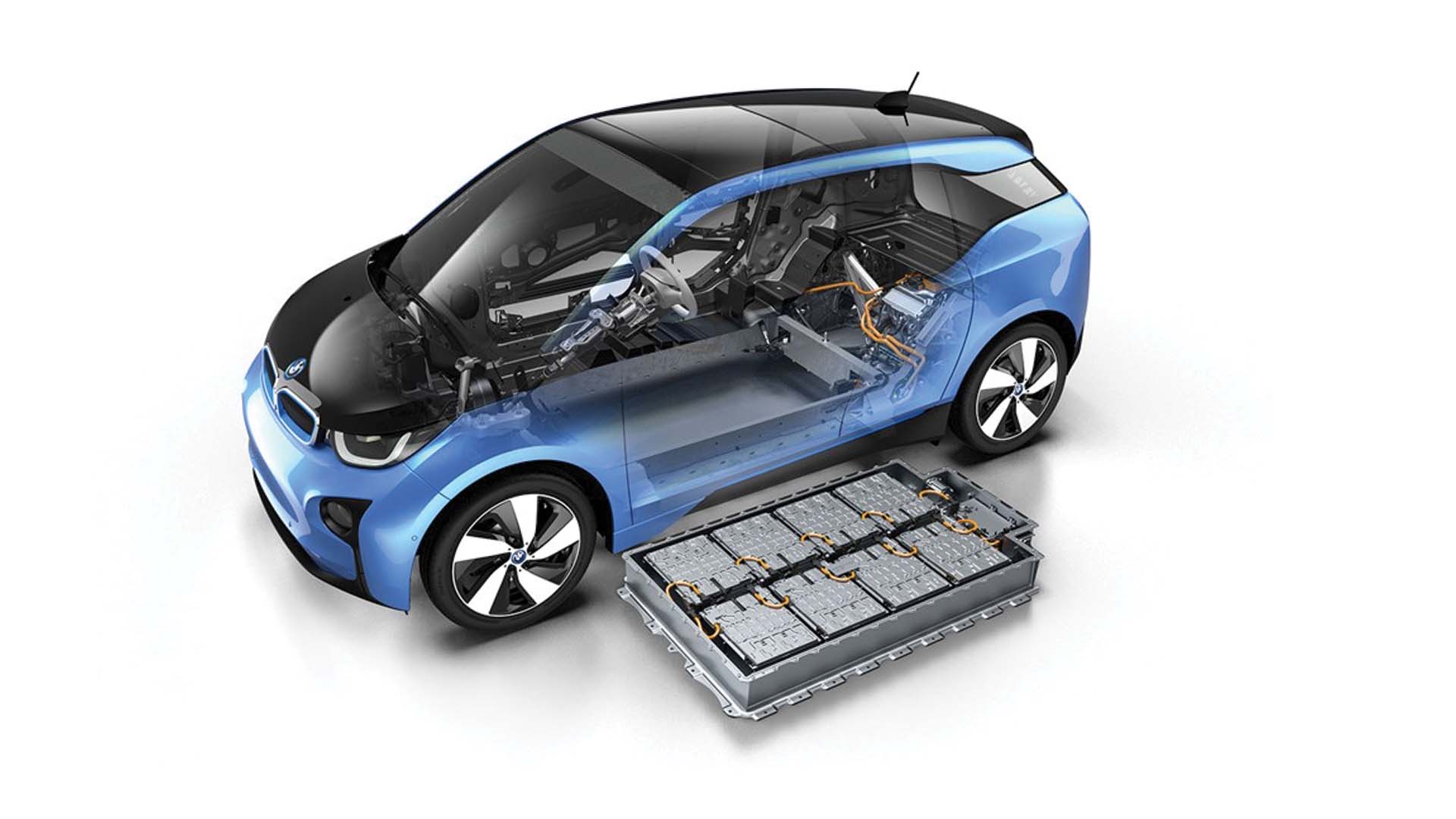 Lithium-ion battery in an electric ca