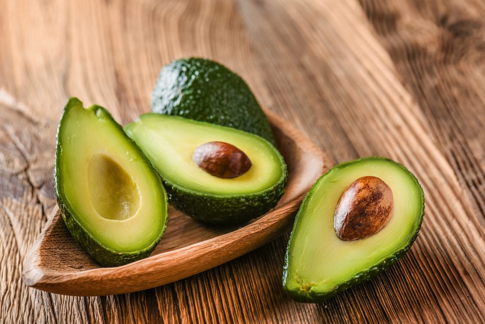 plate of avocados