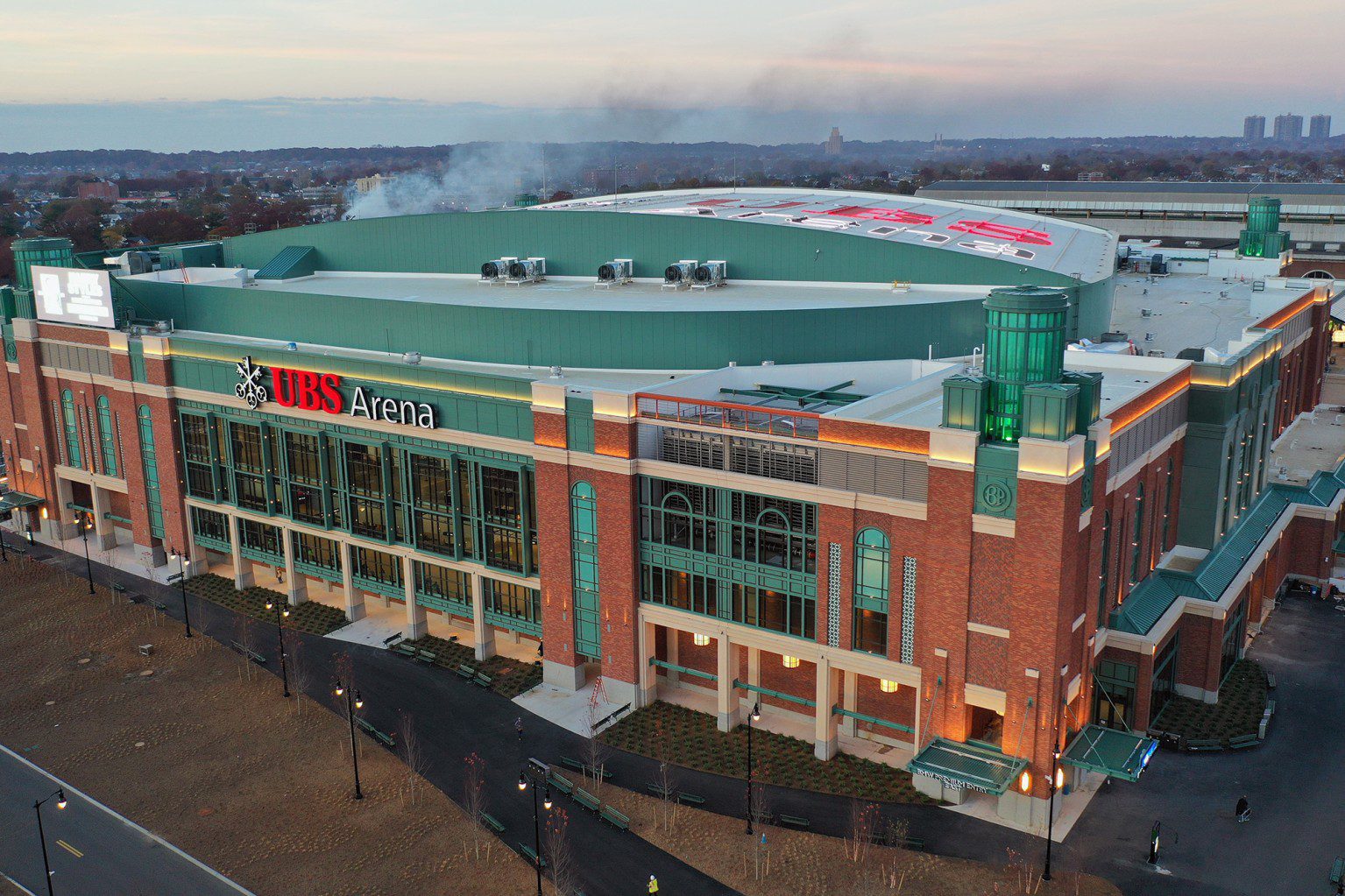 UBS Arena, how stadiums are built