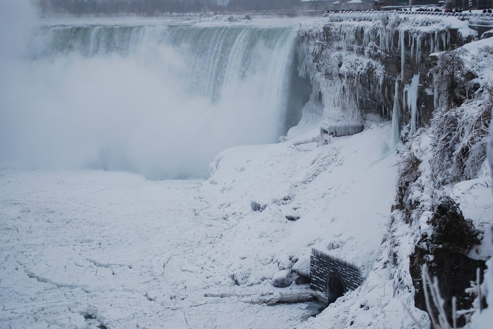 Niagara Falls Winter Frozen View