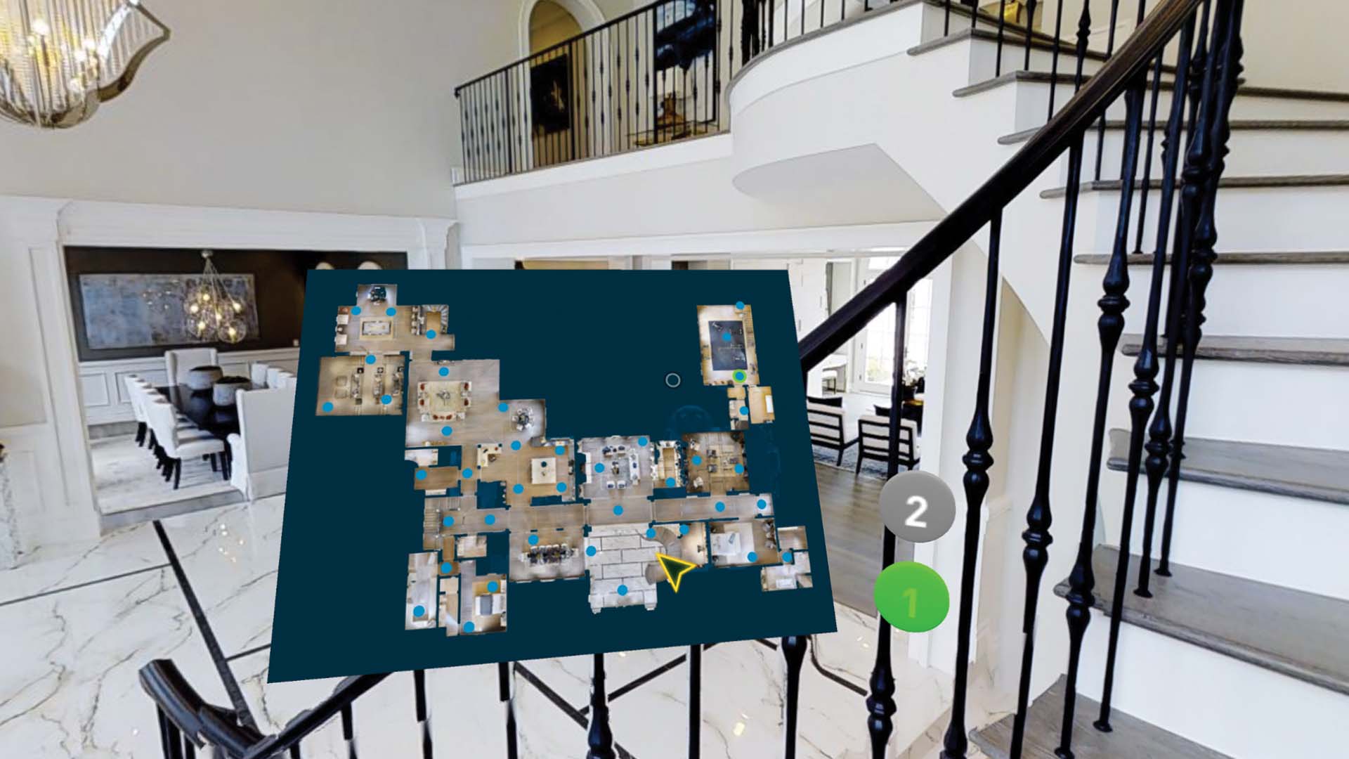 Matterport Virtual Reality application in real estate