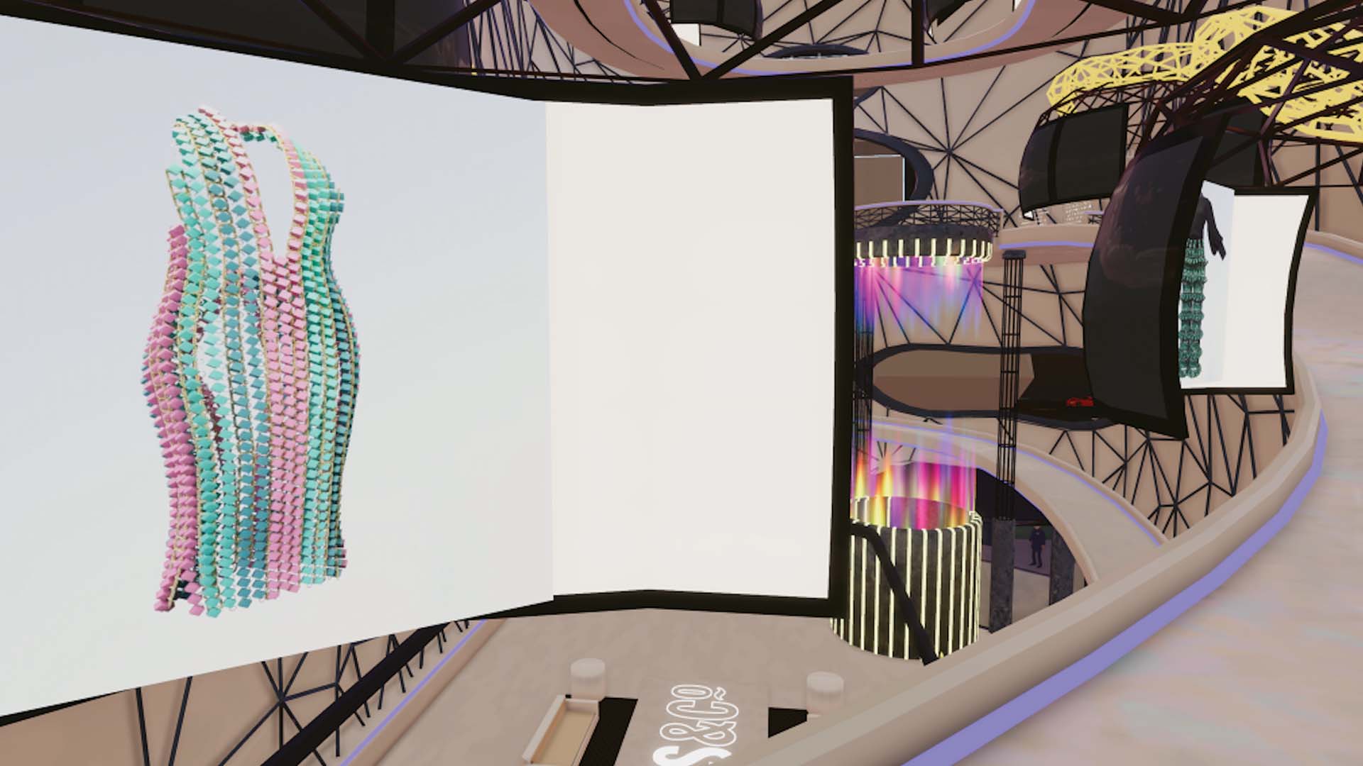 Selfridge's storefront in Decentraland