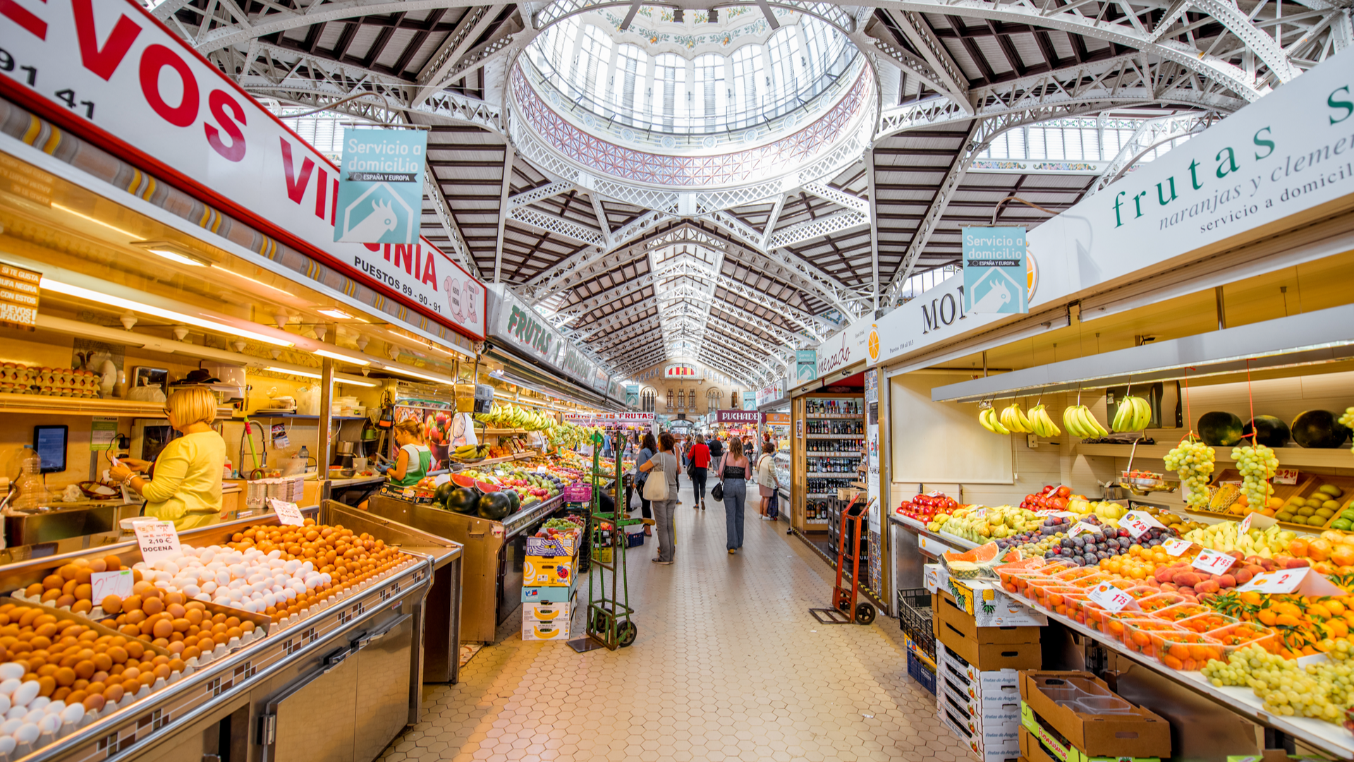 Valencia, Spain's Central Market (Mercado Central)