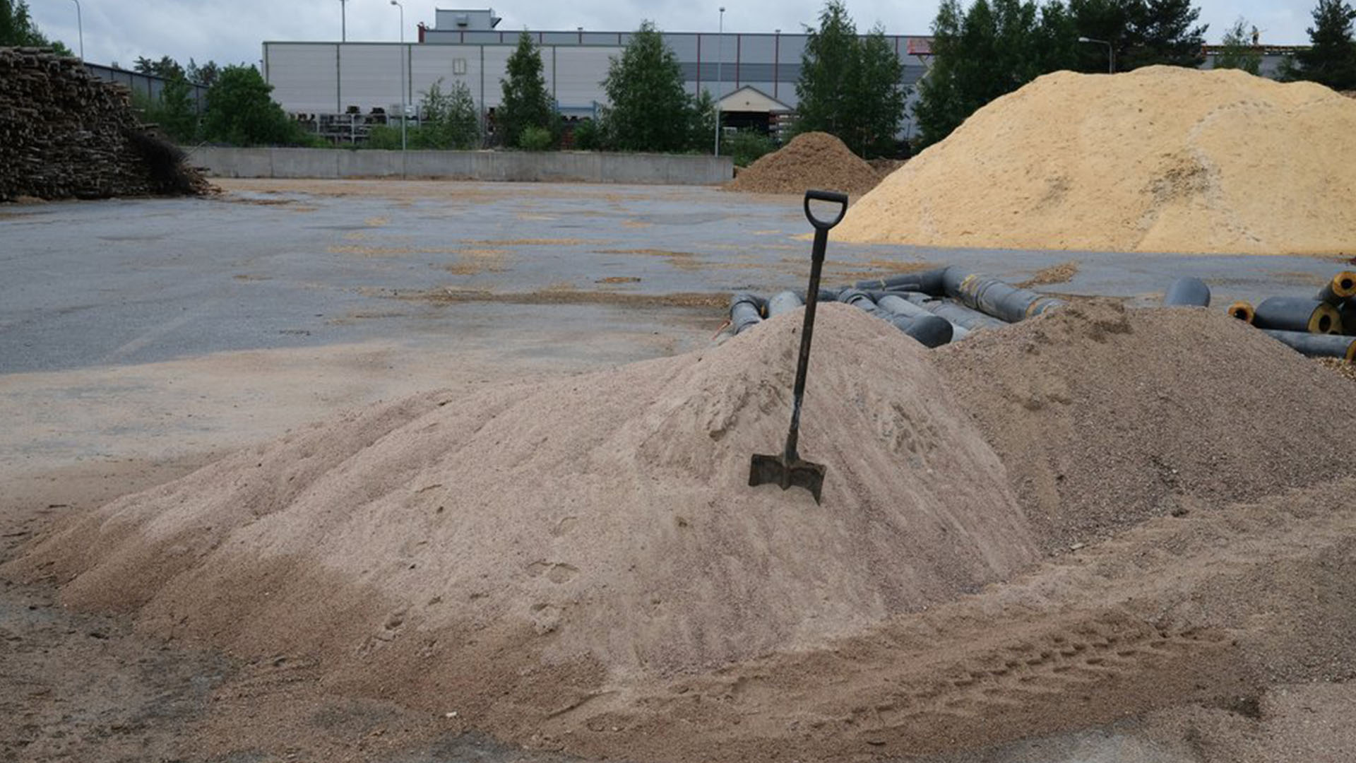 sand for the sand battery; Photo Credit: Polar Night Energy