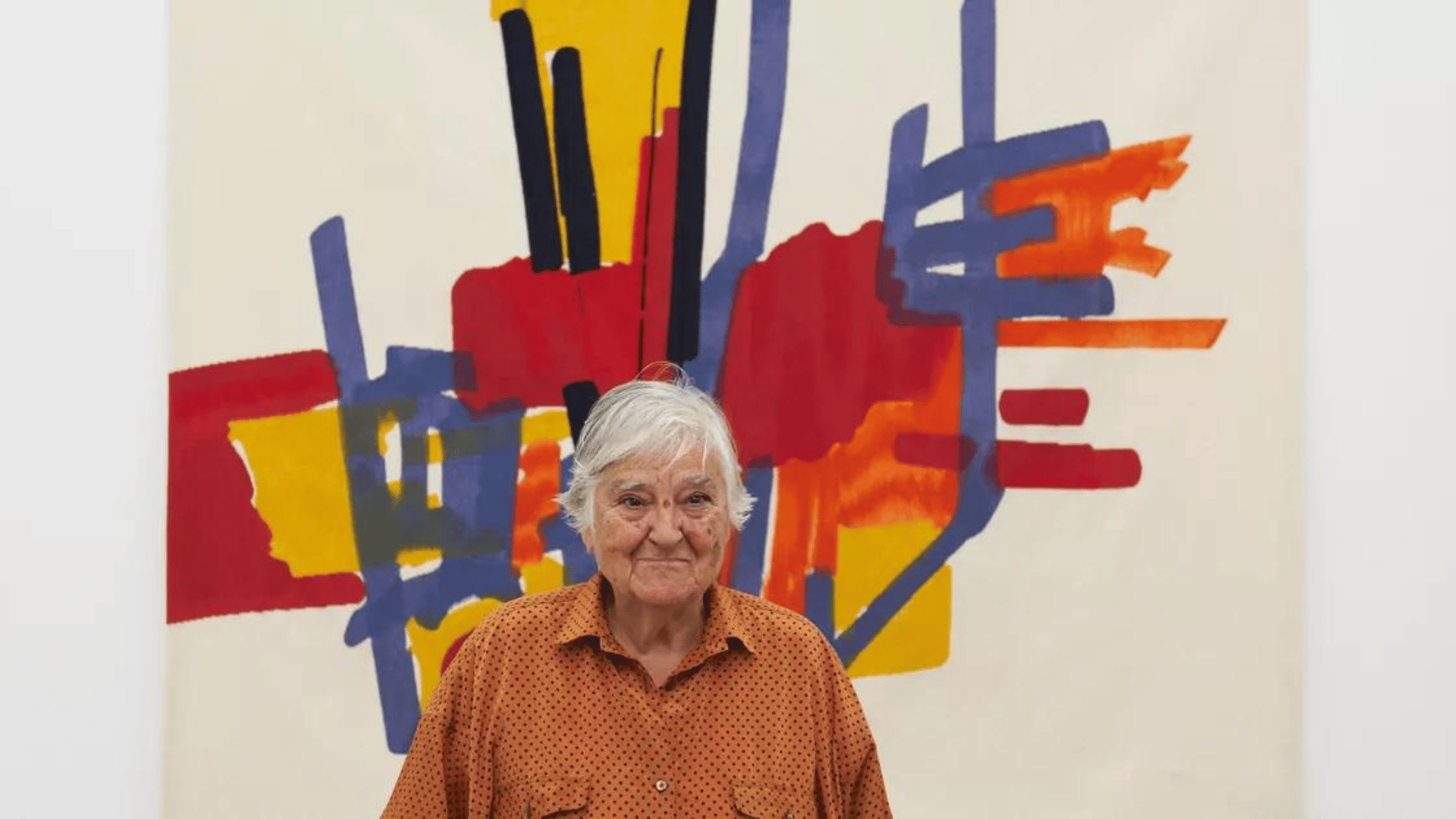 Etel Adnan, 2014. Photo by Patrick Dandy. Courtesy of White Cube.