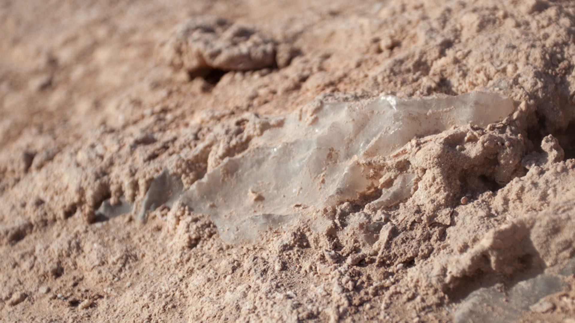 Salt formations carved by wind and water Valle de la Luna