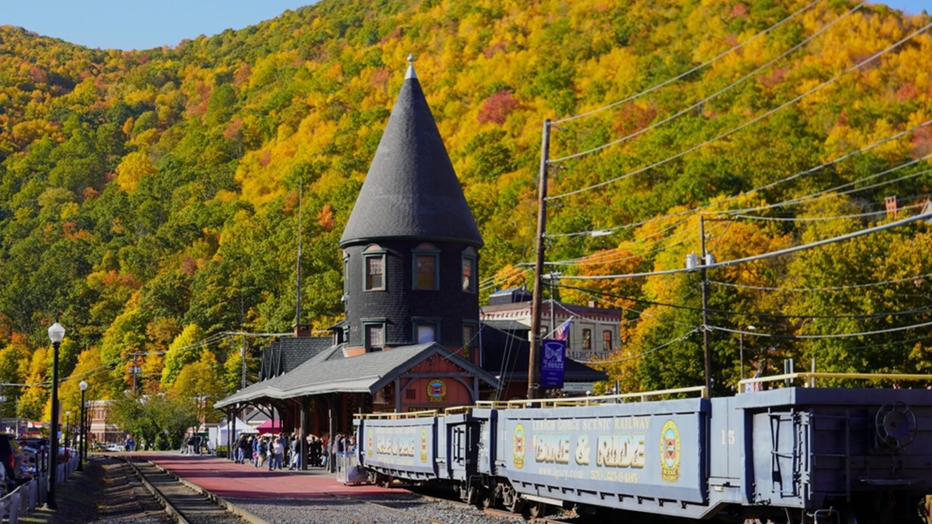 Small Town Fall Jim Thorpe, Pennsylvania