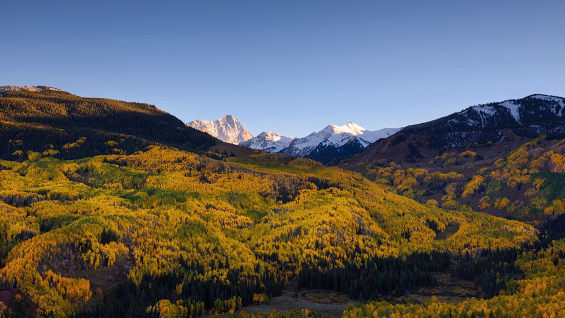 Snowmass Village, Colorado Small Towns Fall Foliage